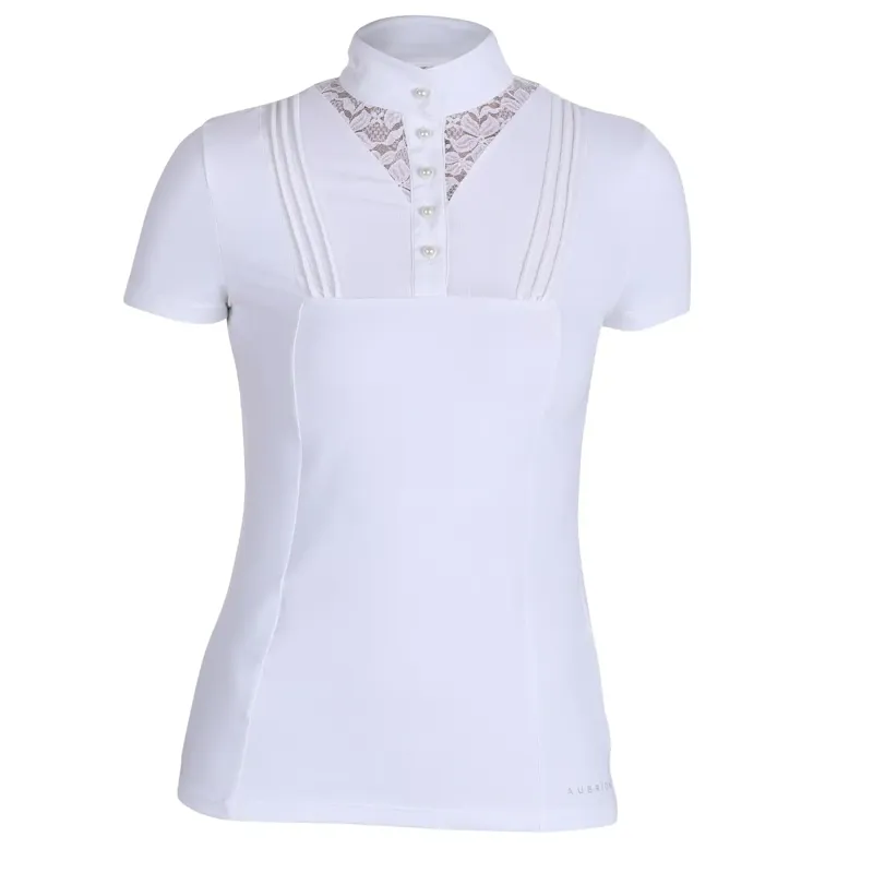 Aubrion Young Rider Albury Show Shirt - White